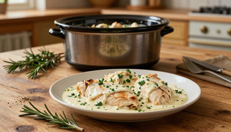 chicken and cream cheese slow cooker