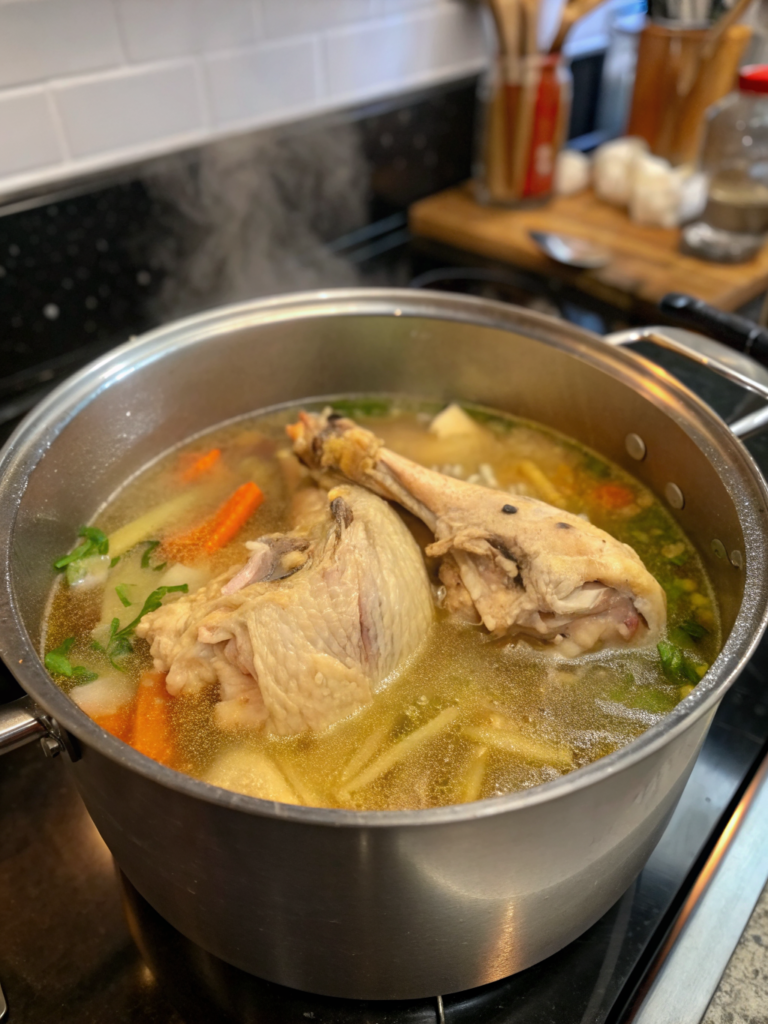 chicken stock from carcass