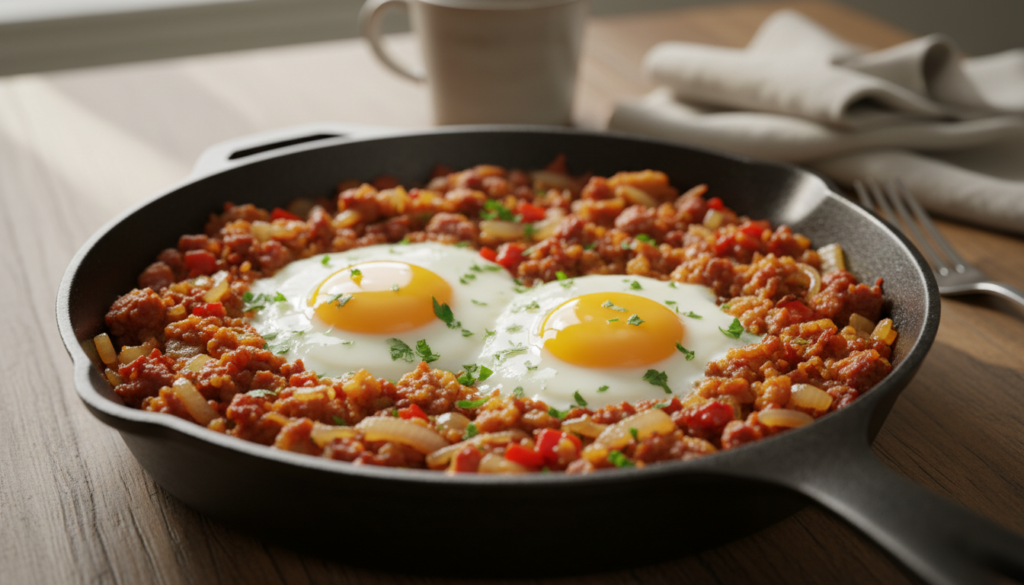 cornbeef hash breakfast skillet cornbeef hash breakfast skillet