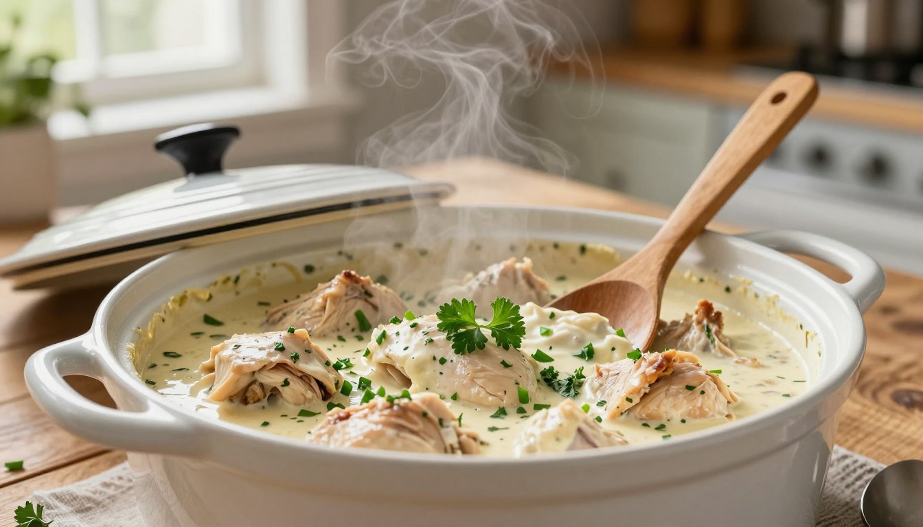 Cream Cheese Chicken Crock Pot: Easy Dinner Recipe