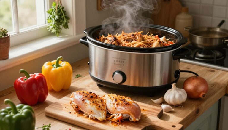 crockpot shredded chicken