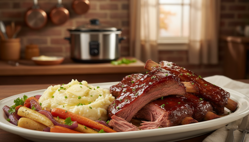 delicious crock pot beef ribs delicious crock pot beef ribs