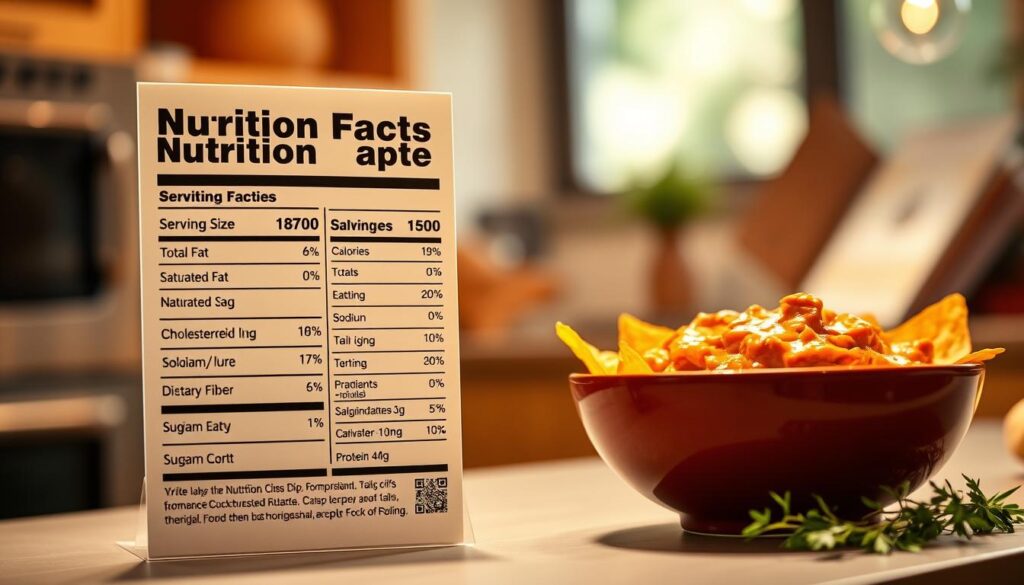 frank's buffalo wing dip recipe nutrition facts