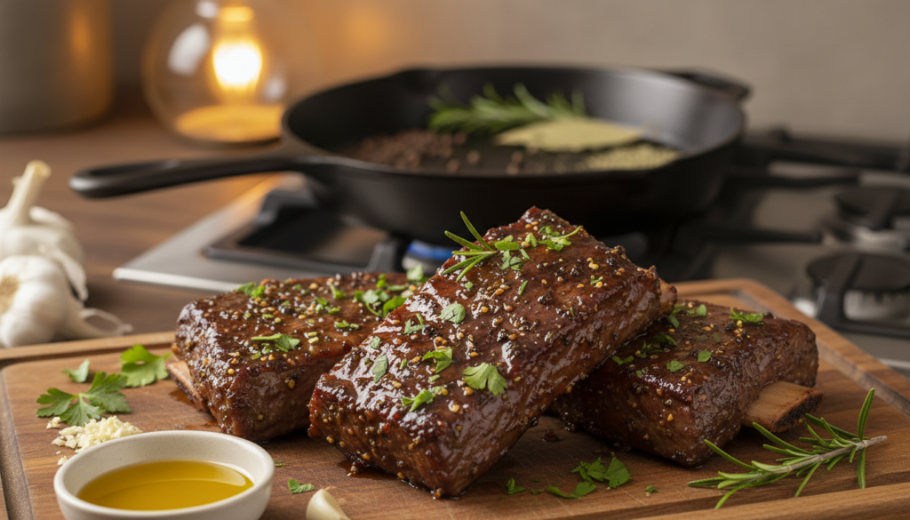 garlic herb short ribs recipe garlic herb short ribs recipe
