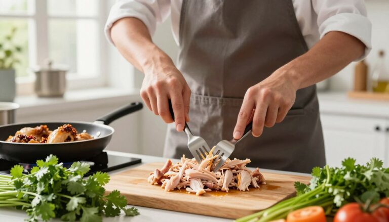 how to cook chicken to shred