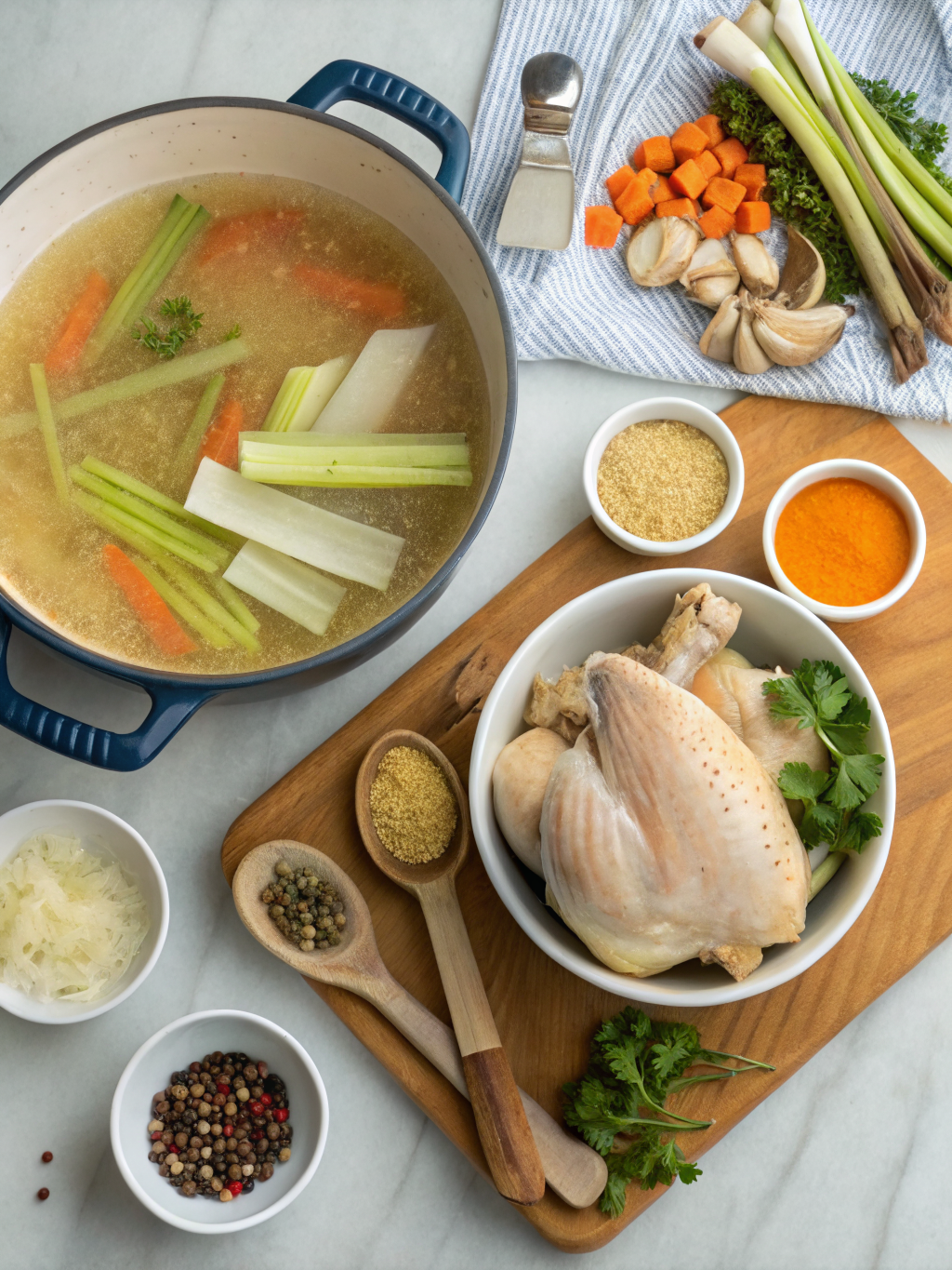 how to make chicken broth with chicken
