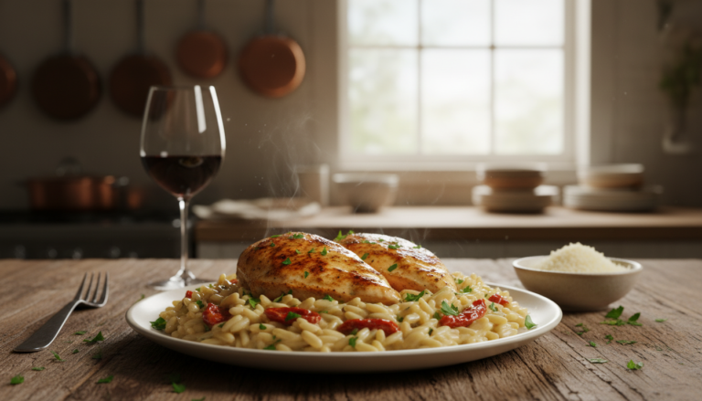 marry me chicken orzo