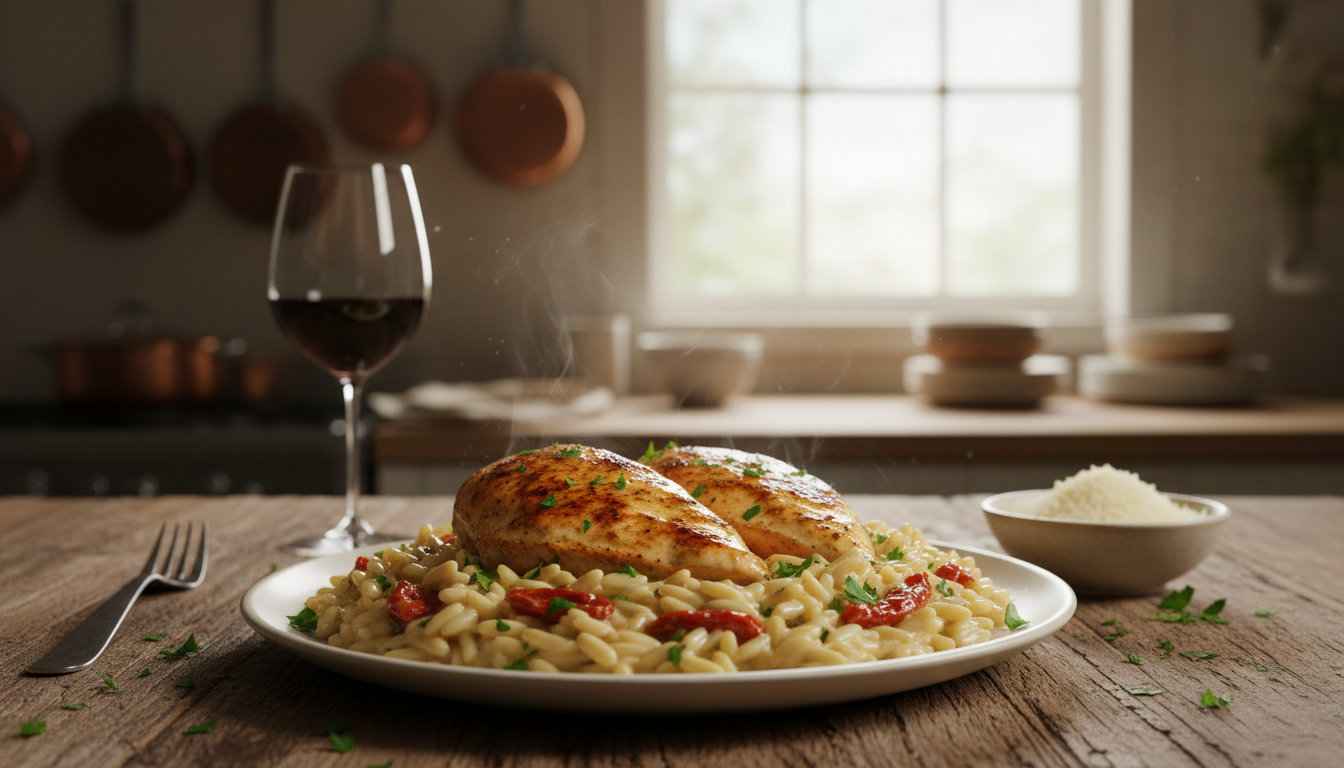 marry me chicken orzo
