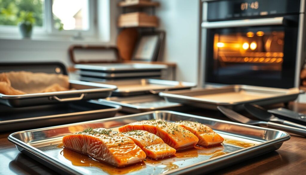 quality baking sheets and trays for salmon cooking quality baking sheets and trays for salmon cooking