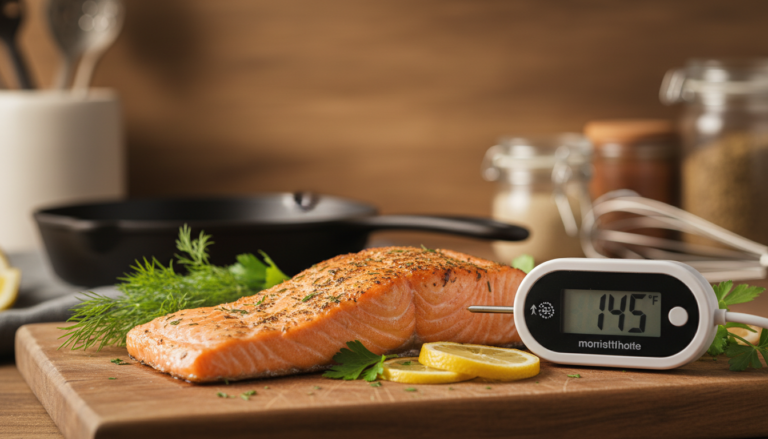 salmon cook temp