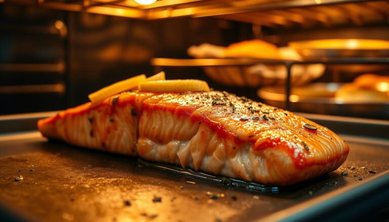 salmon fillet in oven