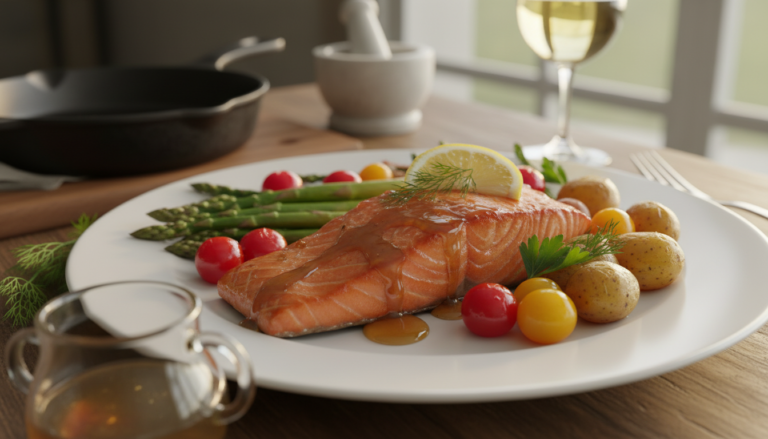 salmon glaze
