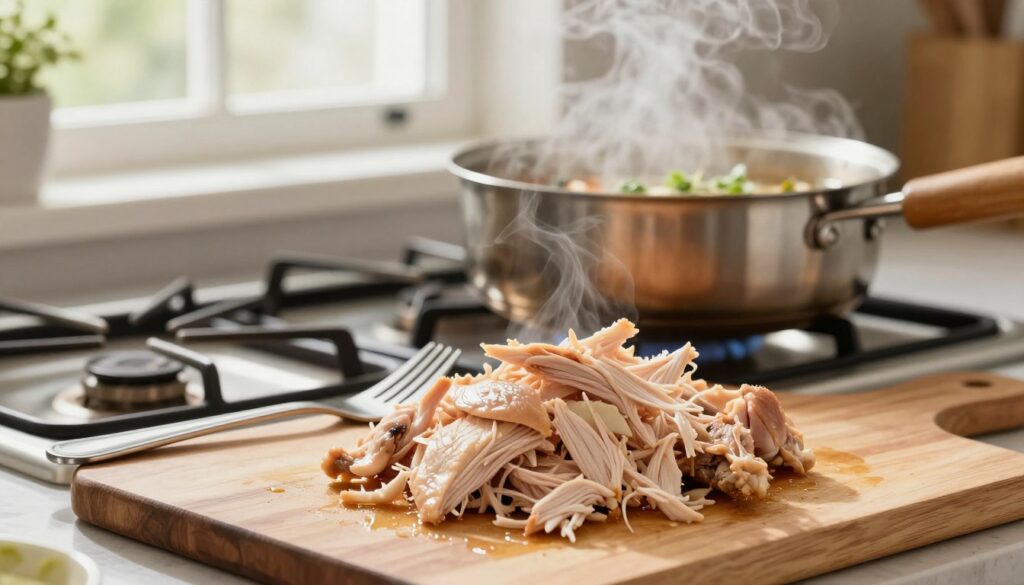 shredded chicken techniques