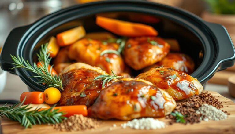 slow cooker and chicken breast