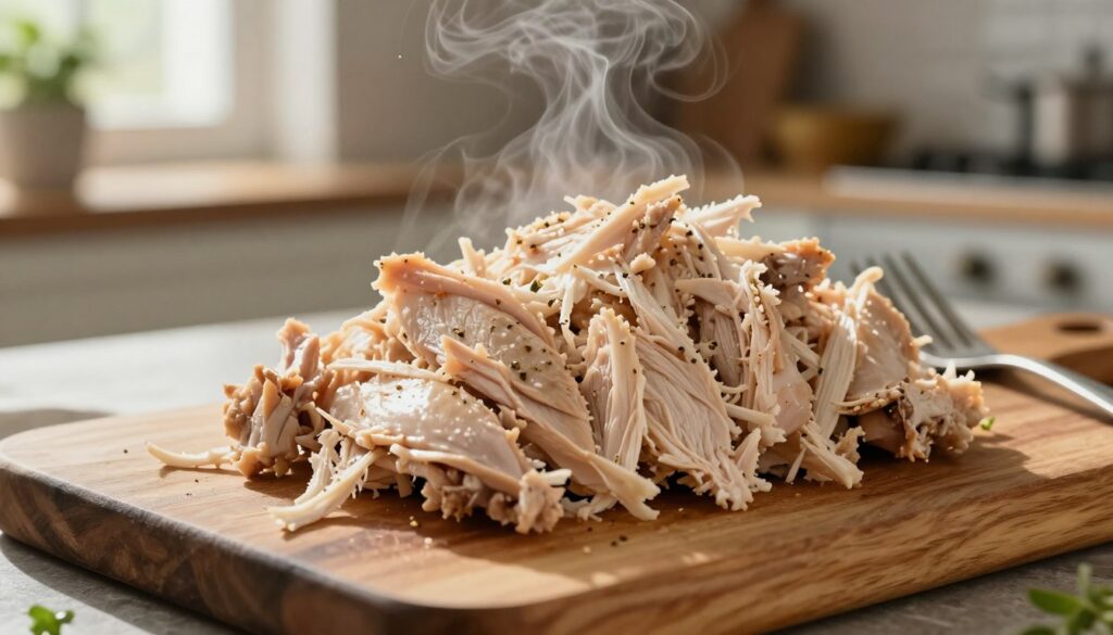 tender shredded chicken