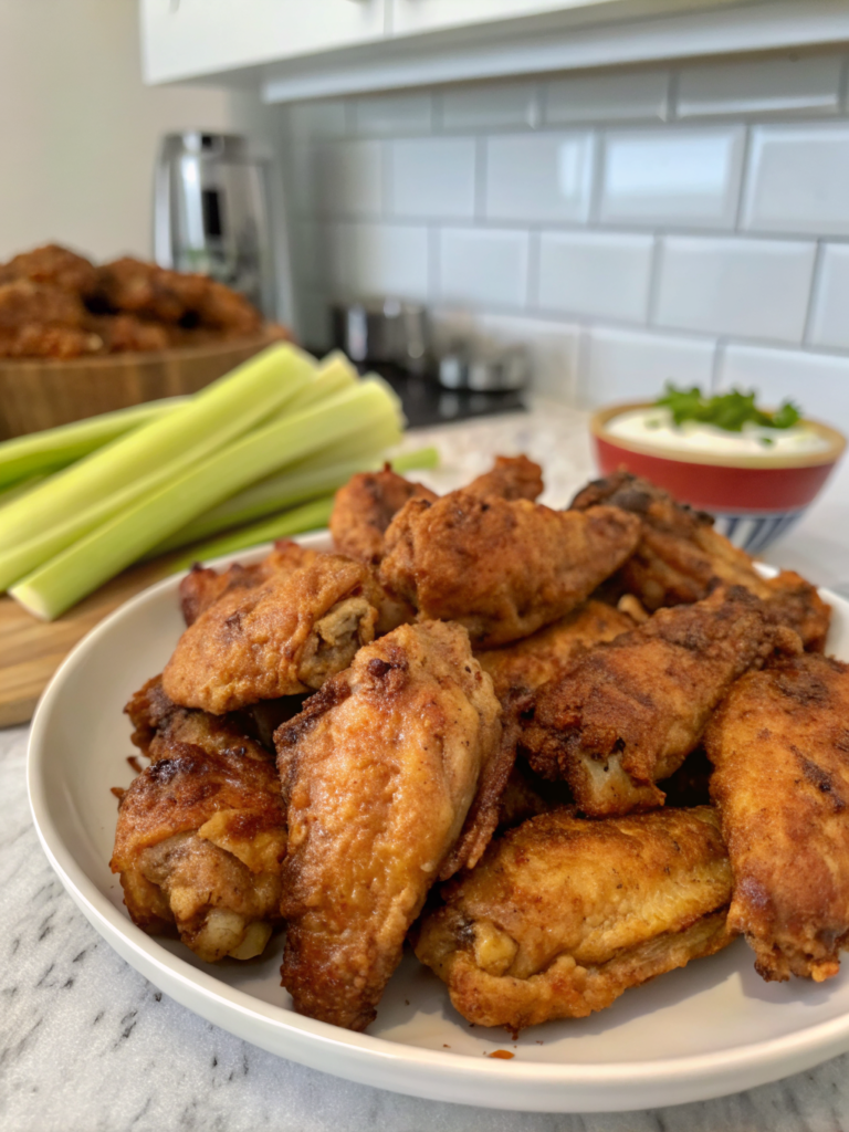 air fryer chicken wings crispy