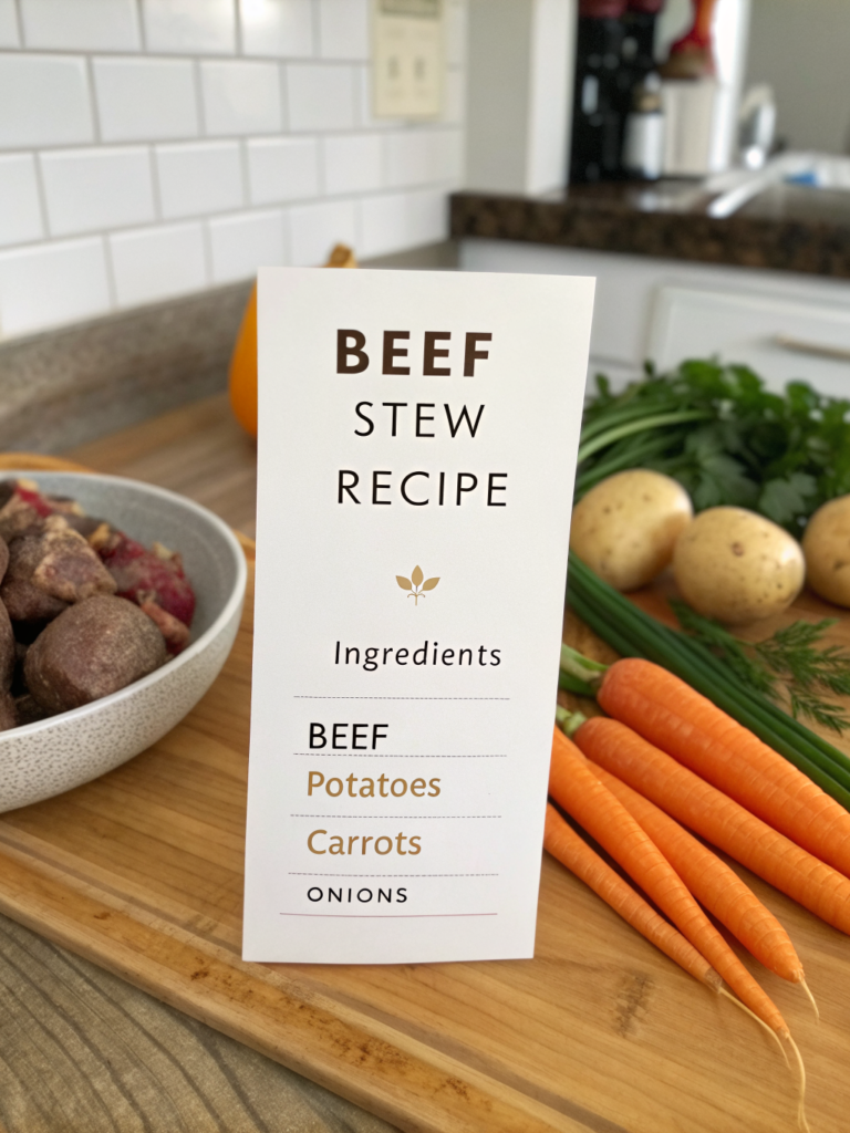 beef stew recipe for a crock pot