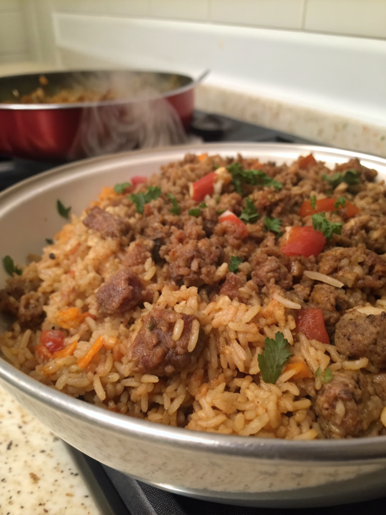 ground beef and rice recipes