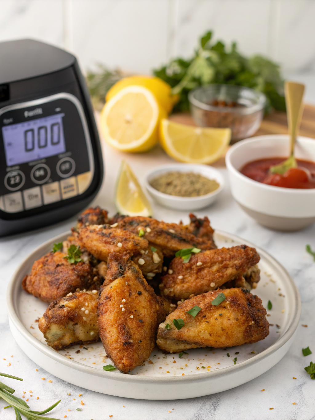how long to air fry chicken wings