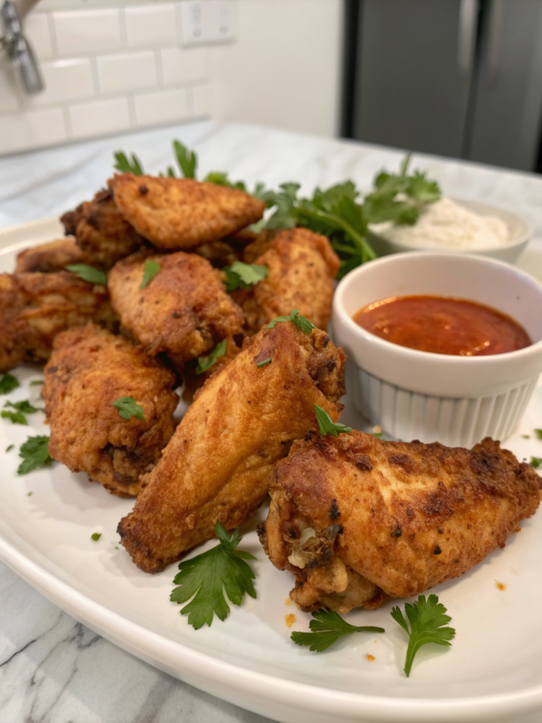 oven air fryer chicken wings