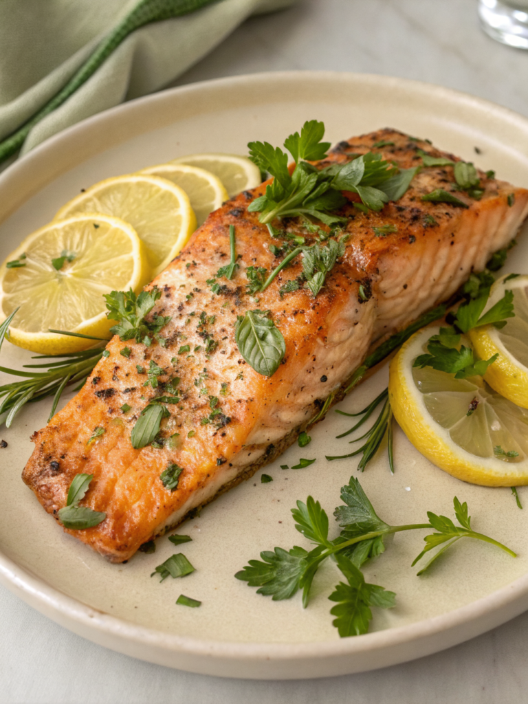 roasted salmon
