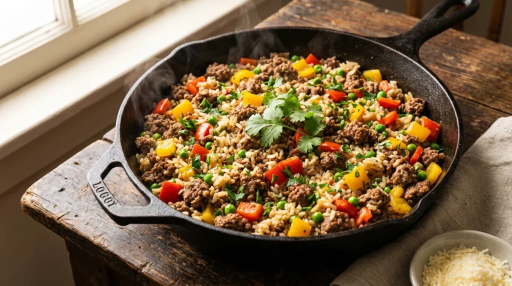 ground beef and rice recipes