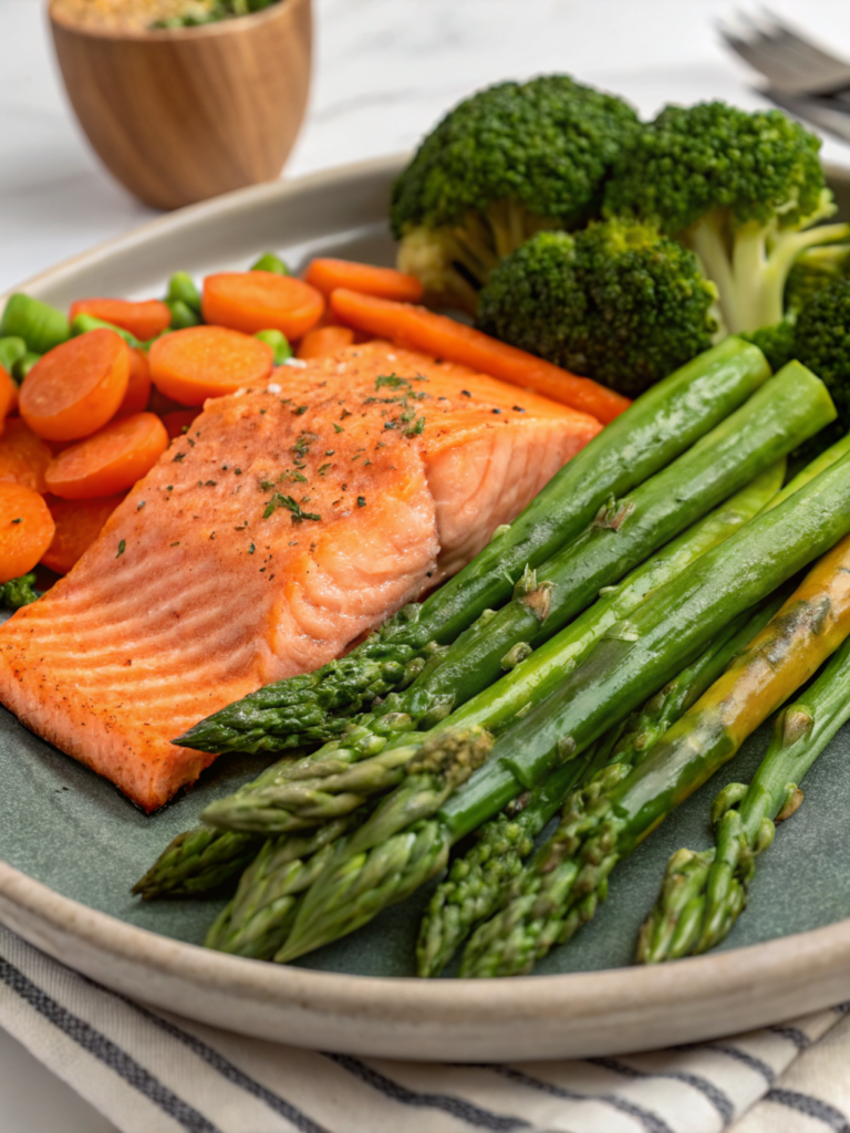 veggies that go with salmon