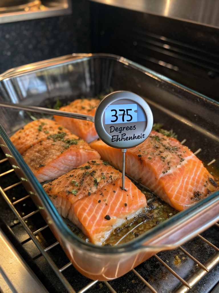 what temp to cook salmon in oven
