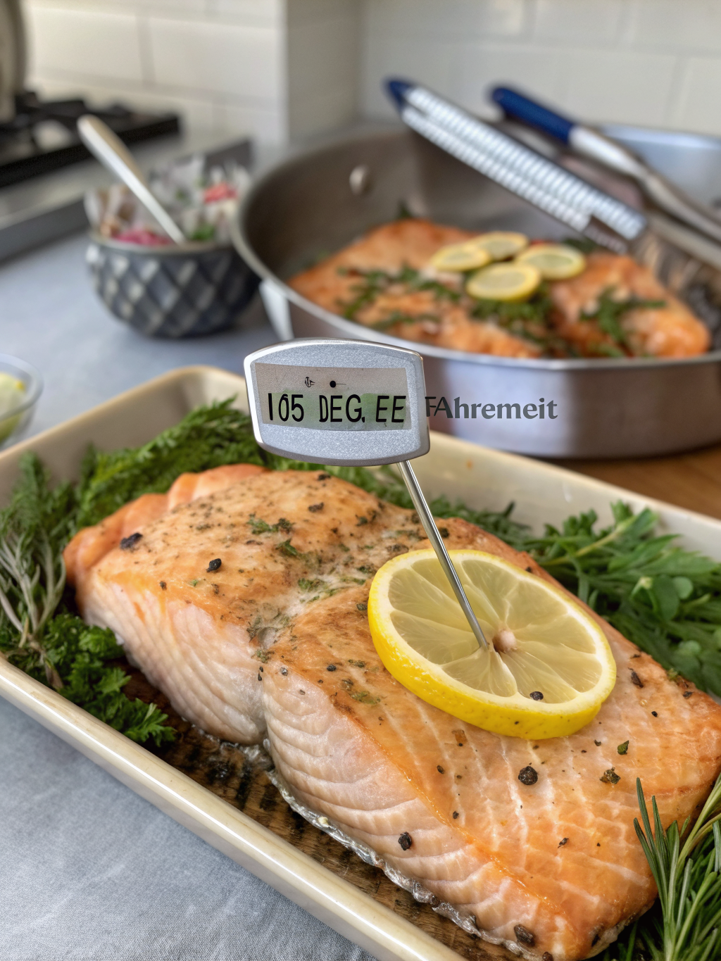 what temperature should salmon be cooked to