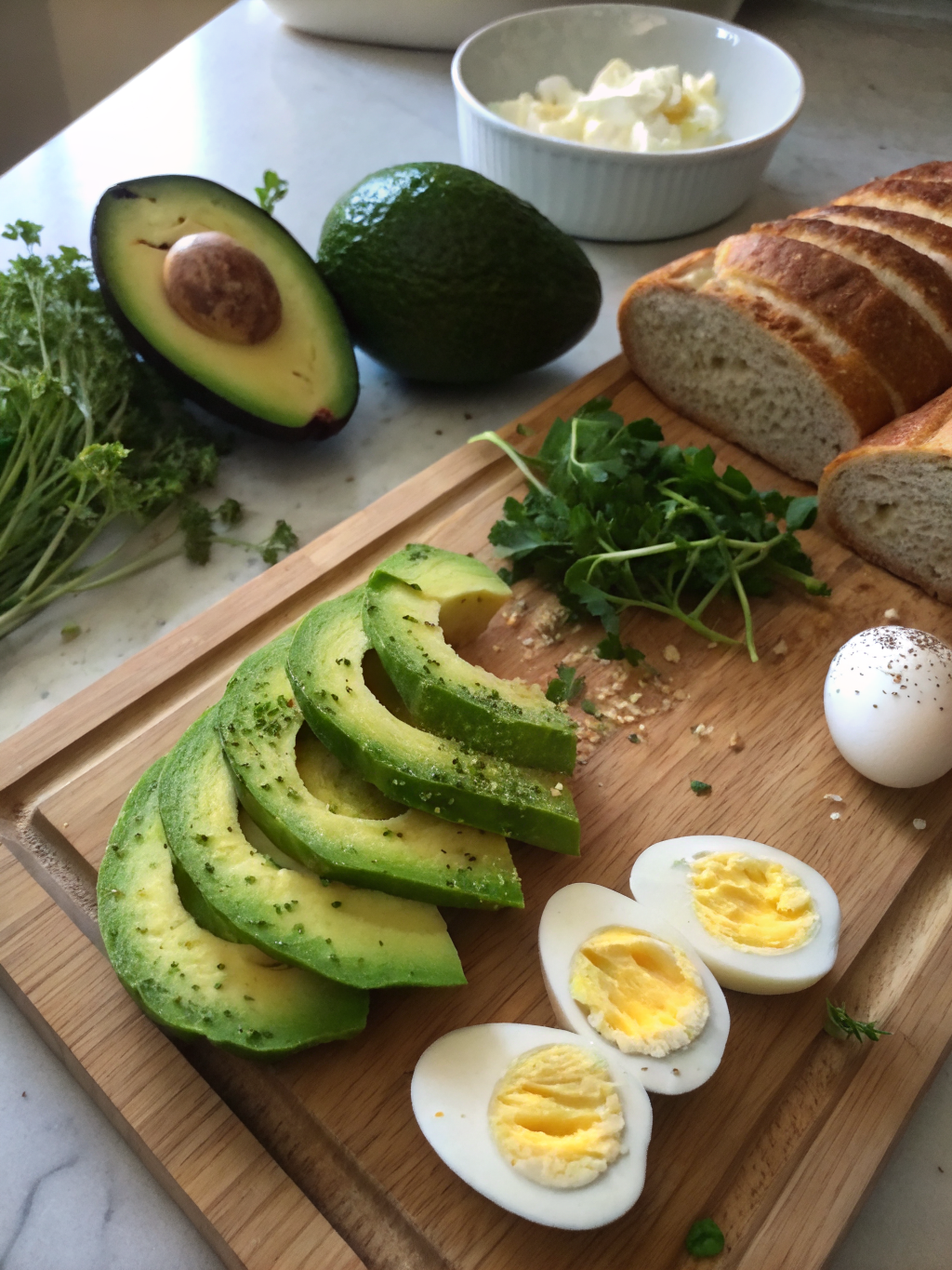 Avocado egg toast