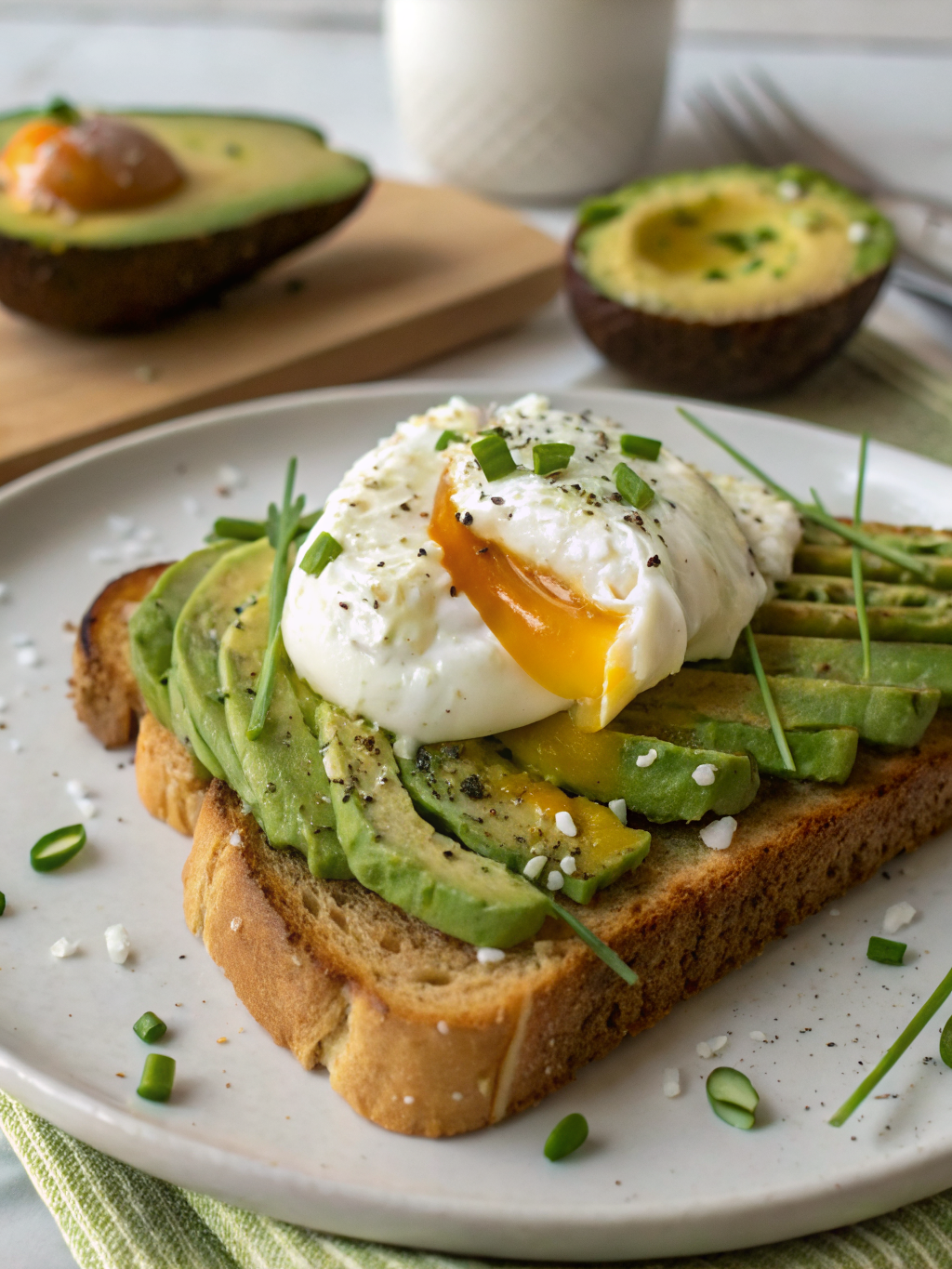 Avocado egg toast