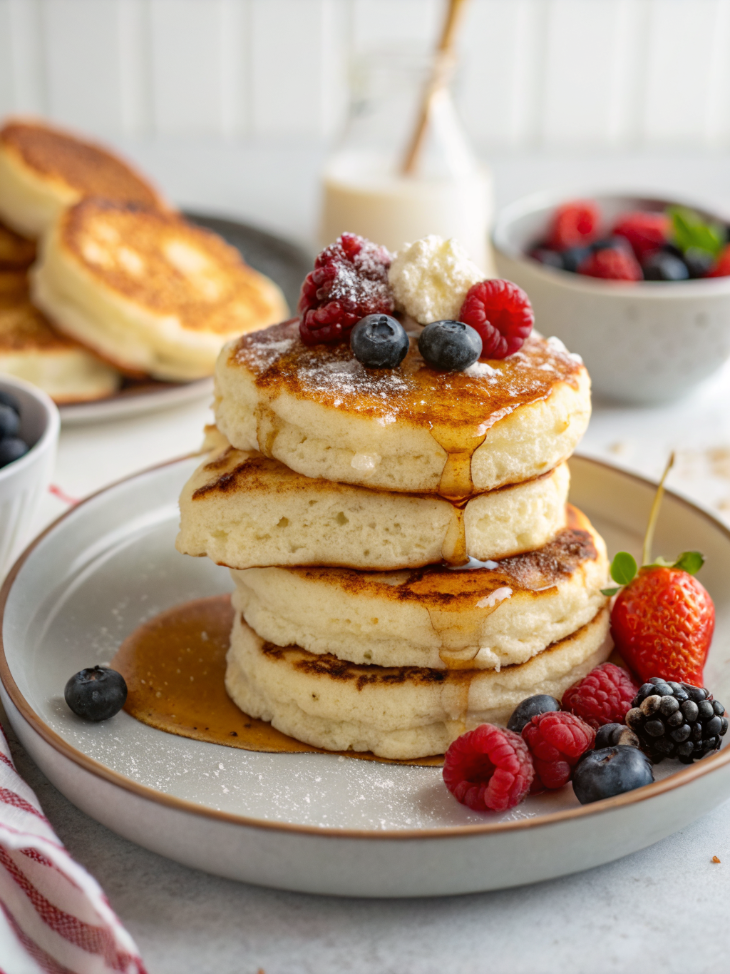 Cottage cheese pancakes