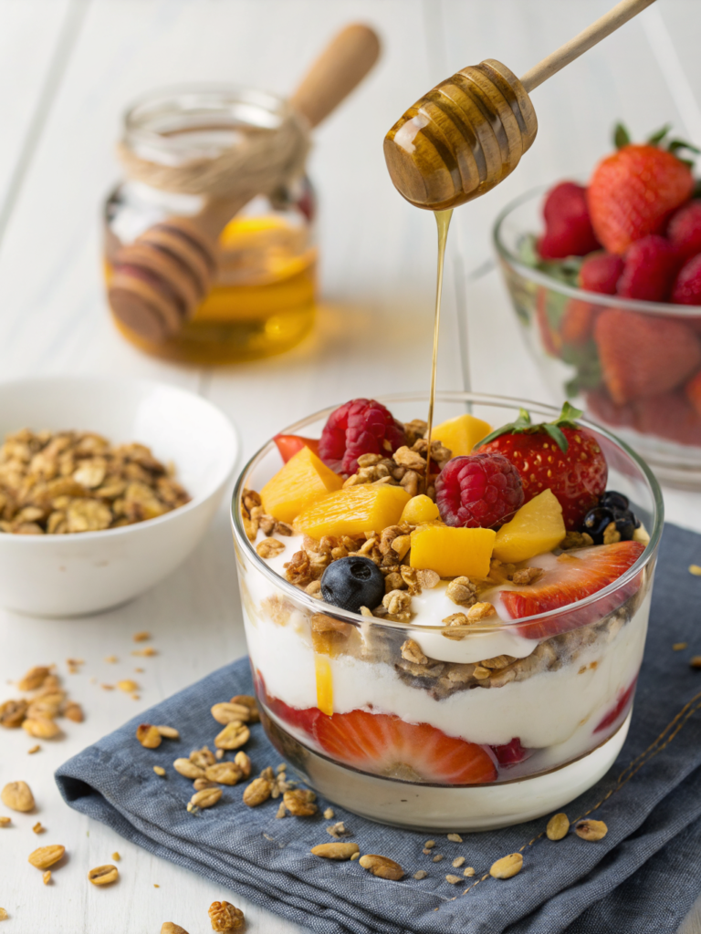 Greek yogurt parfait