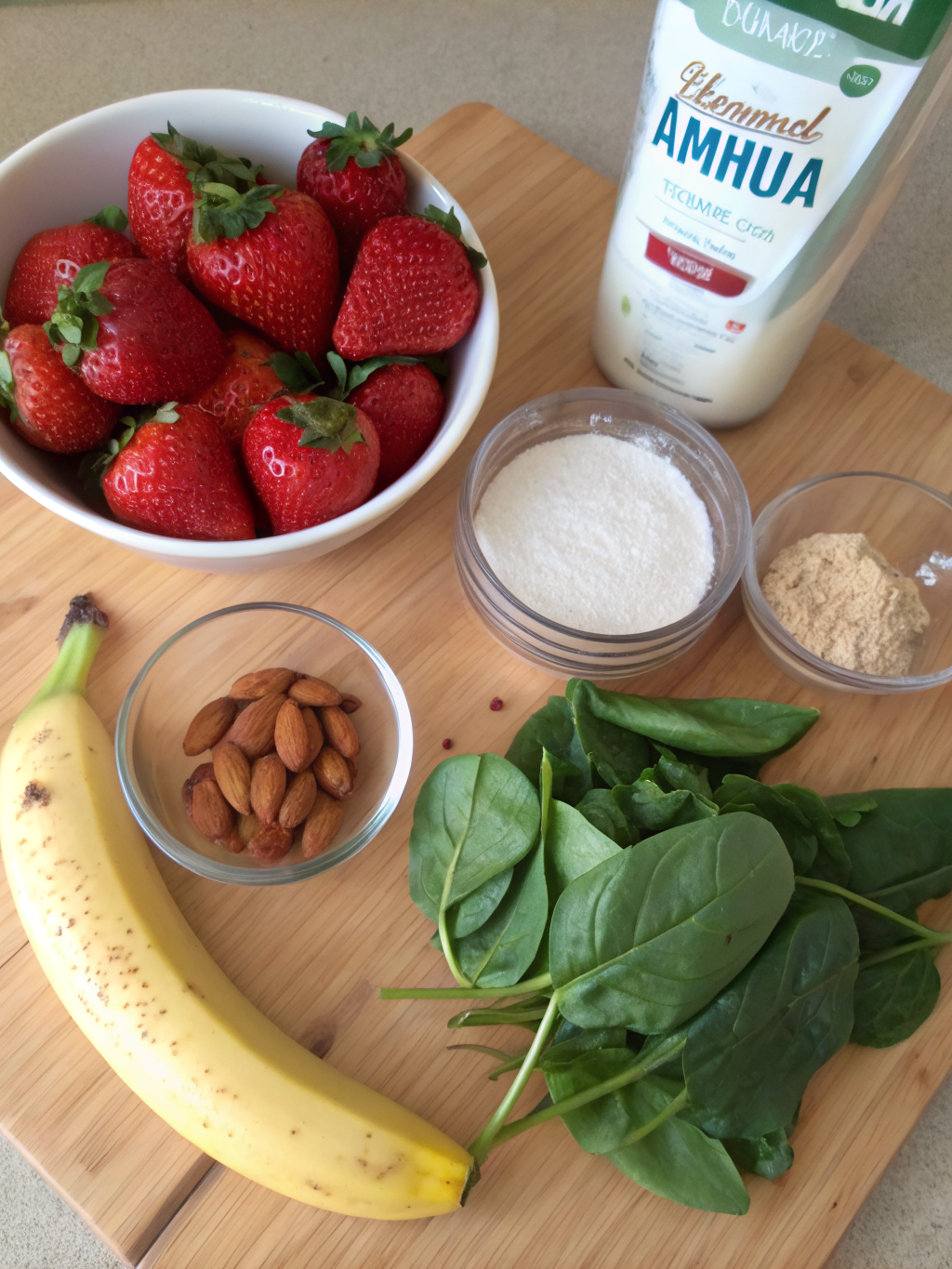Strawberry Protein Smoothie Ingredients