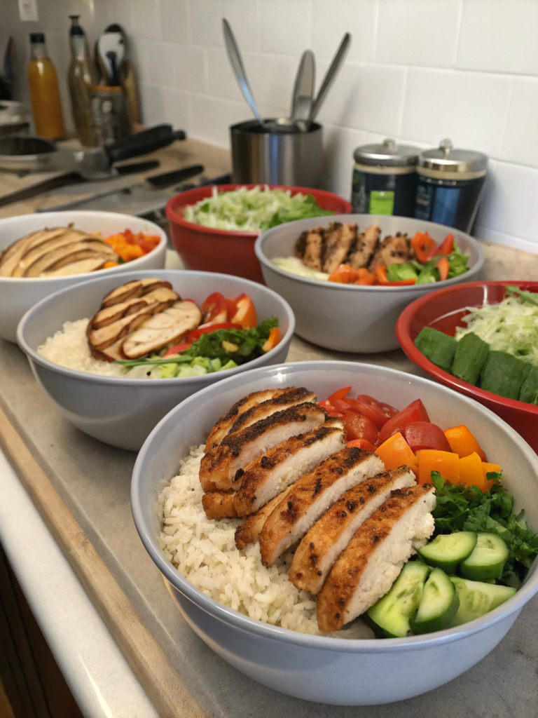 chicken meal prep bowls