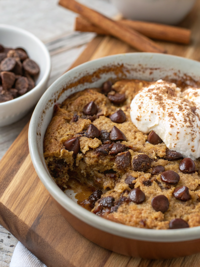chocolate chip baked oats