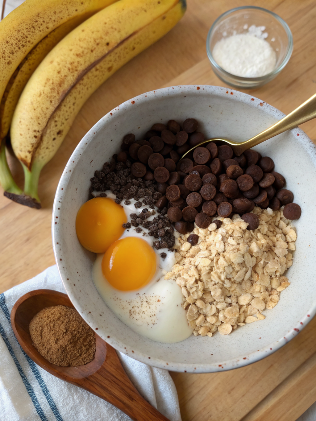 baked oats dessert