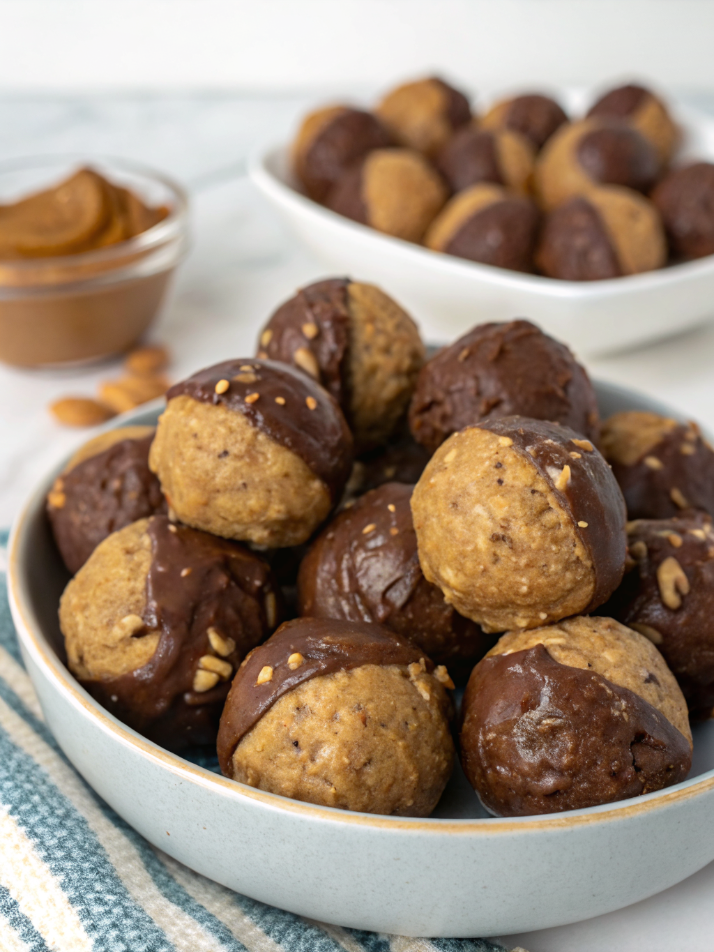 chocolate peanut butter protein balls