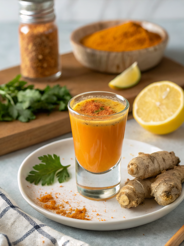 ginger turmeric shot