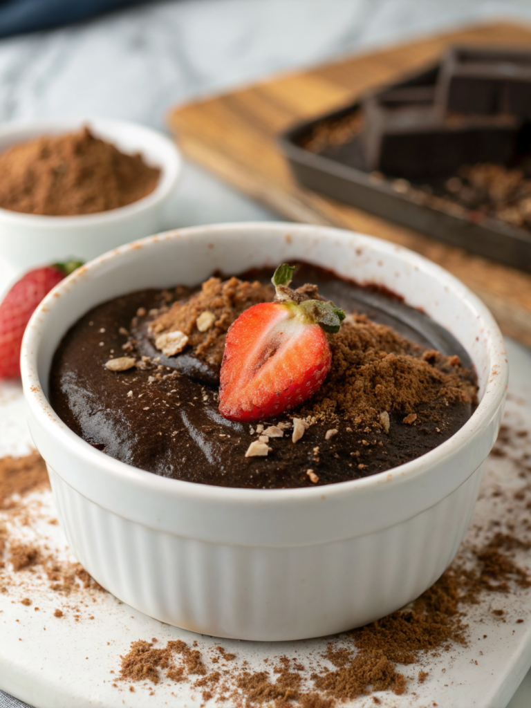 high protein chocolate mousse