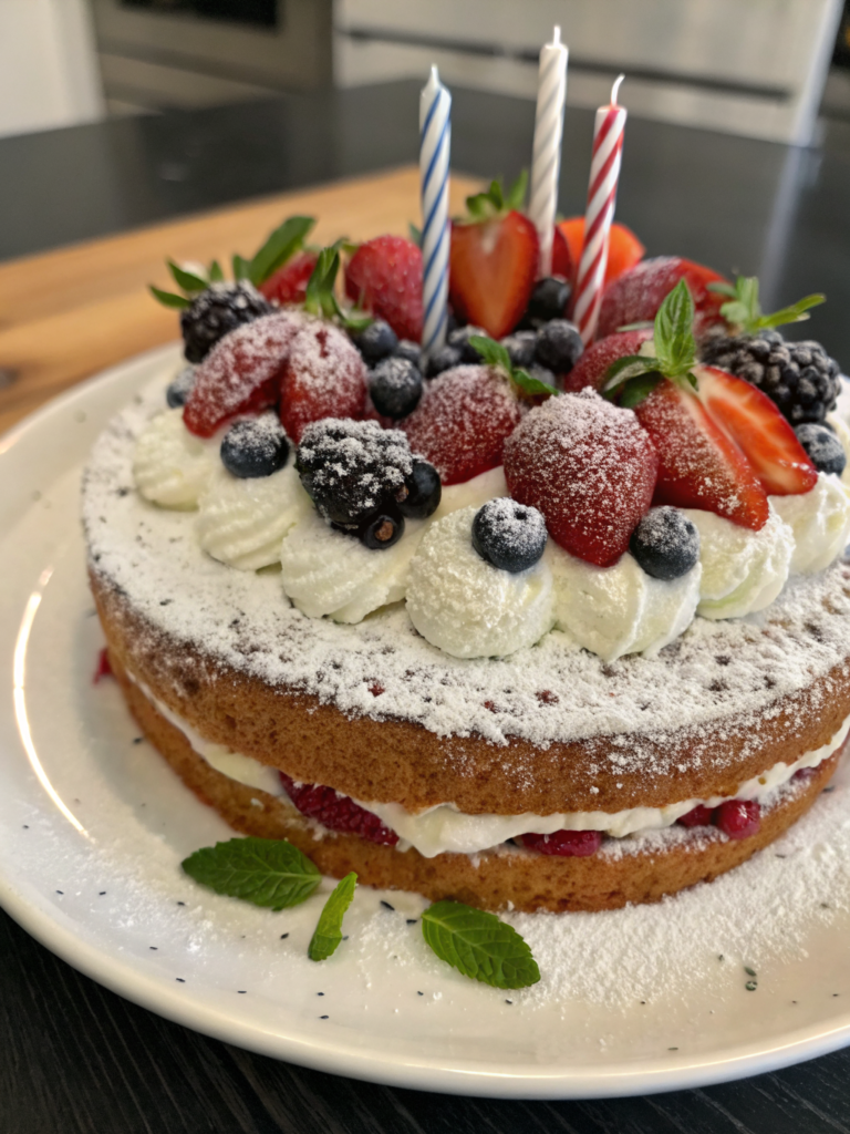 keto birthday cake