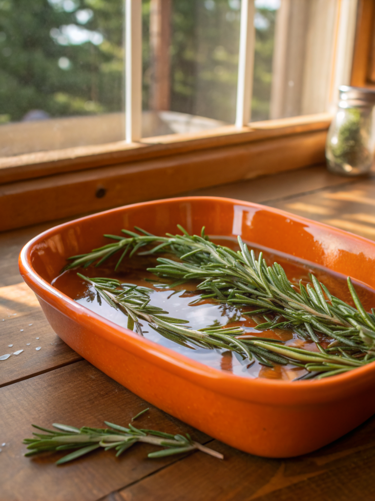 orange rosemary water