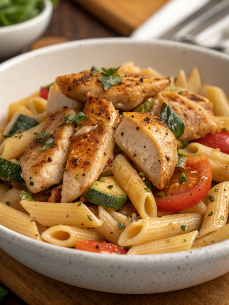 protein chicken pasta