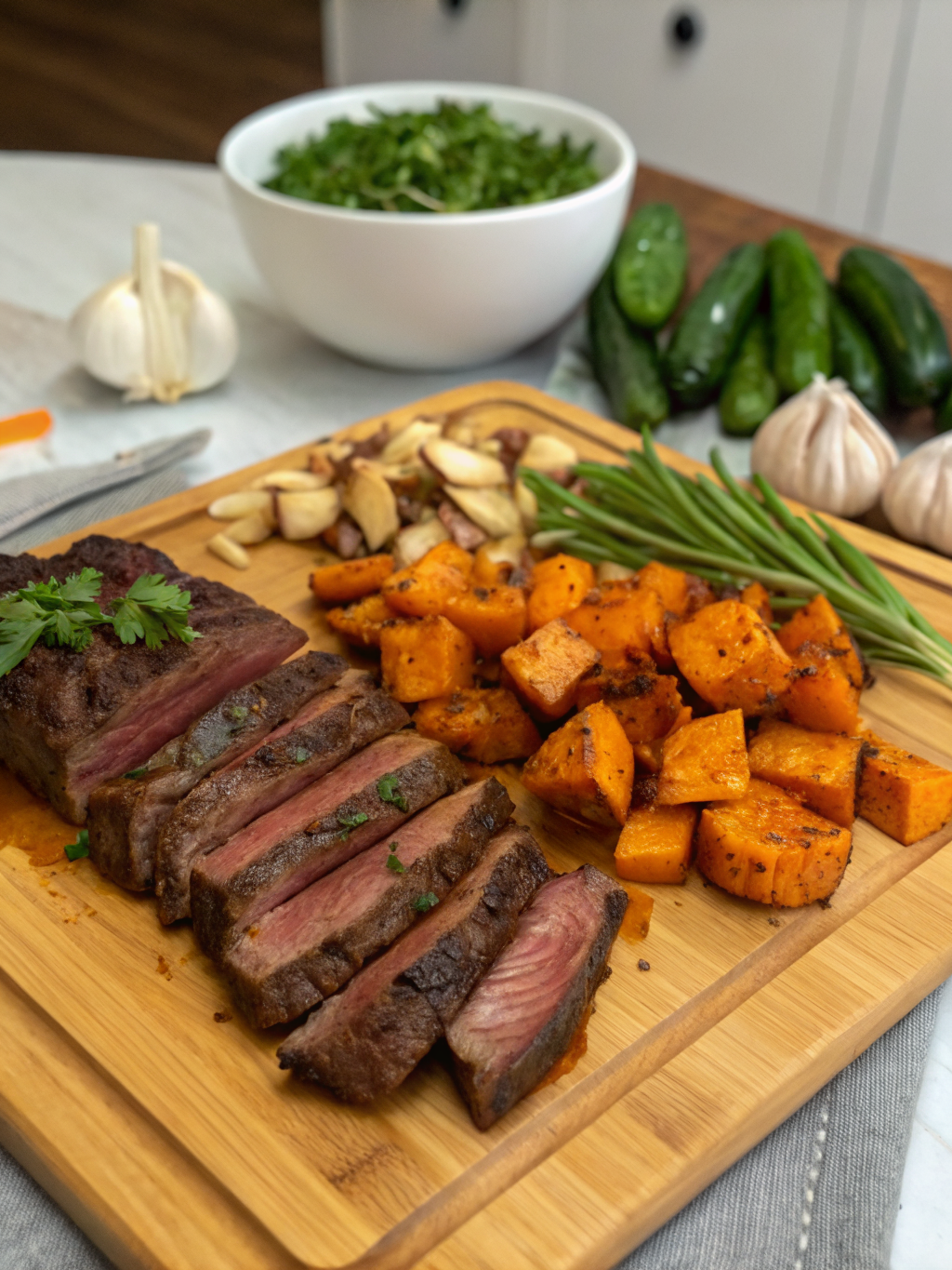 Steak & Sweet Potato Bowl