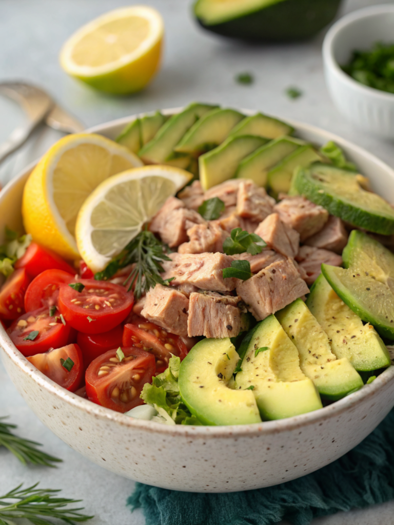 tuna avocado salad