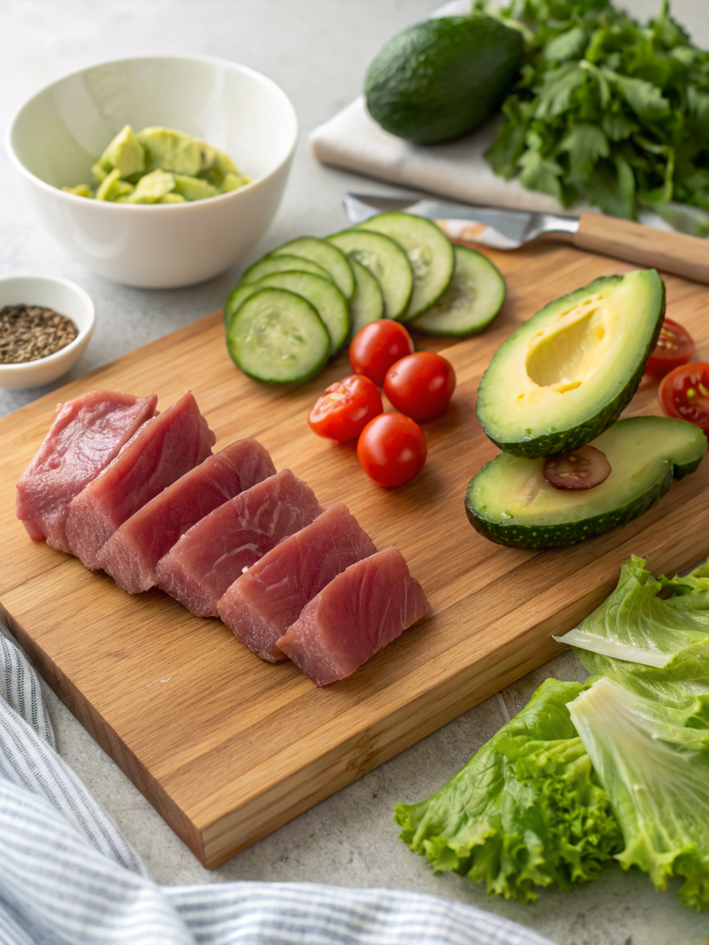 Tuna & Avocado Protein Salad