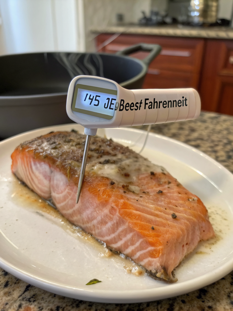 what internal temp for salmon