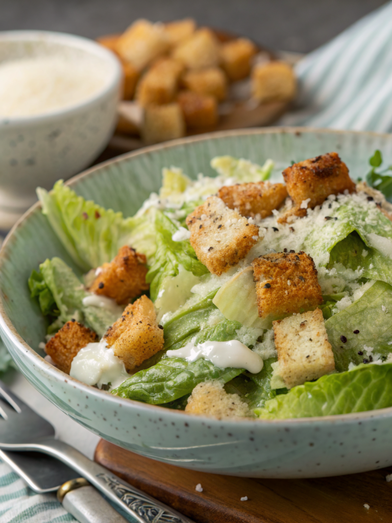 Cottage Cheese Caesar Salad