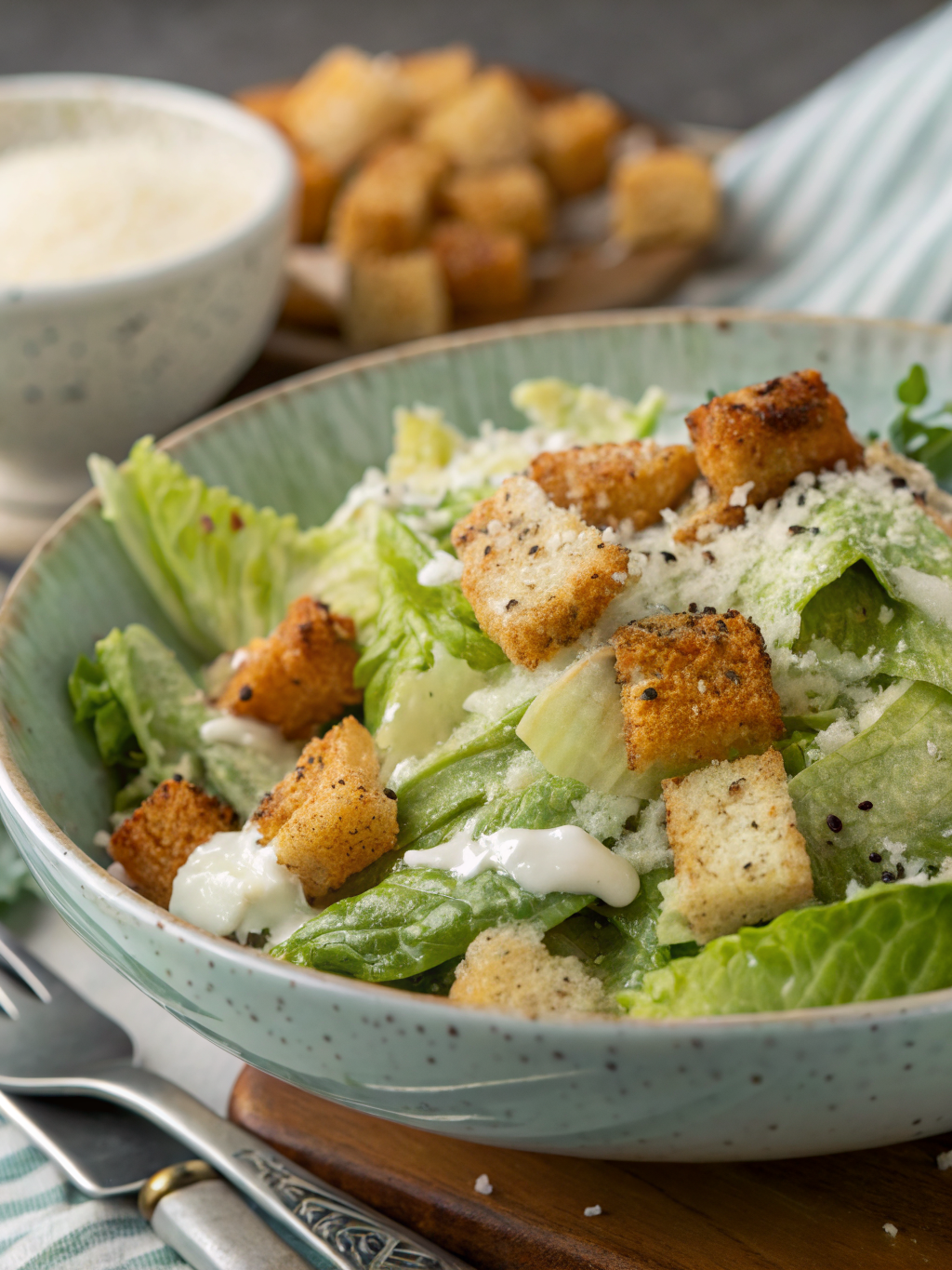 Cottage Cheese Caesar Salad