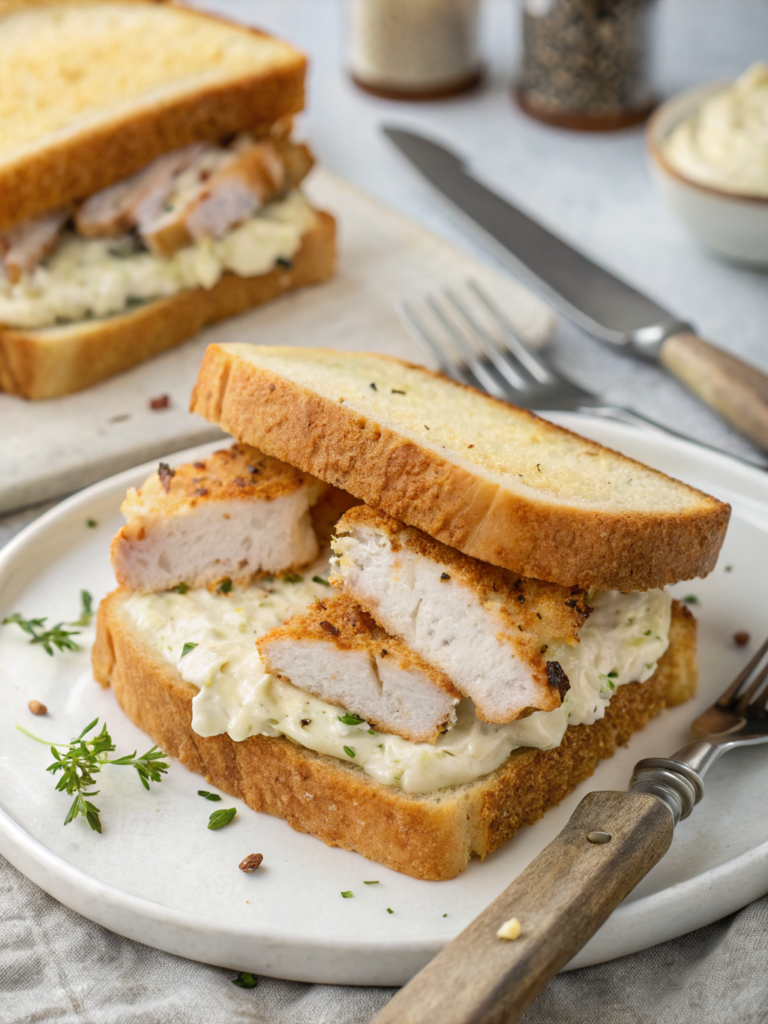 Kewpie Mayo Chicken Sandos